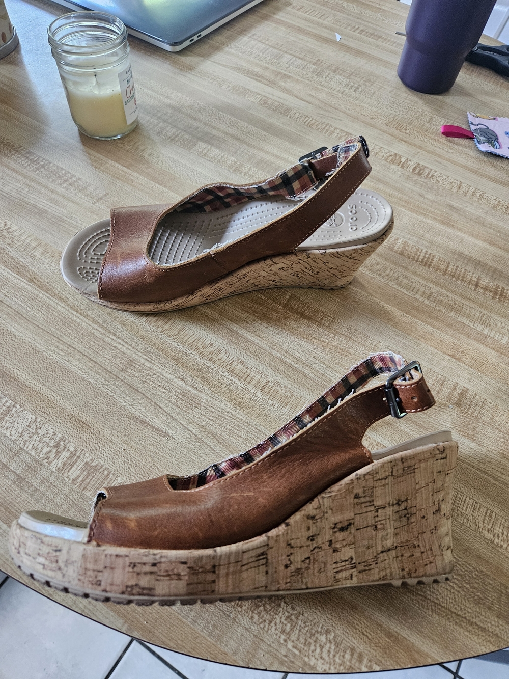 Crocs Brown Open-Toe Sandals - Picture 3 of 3